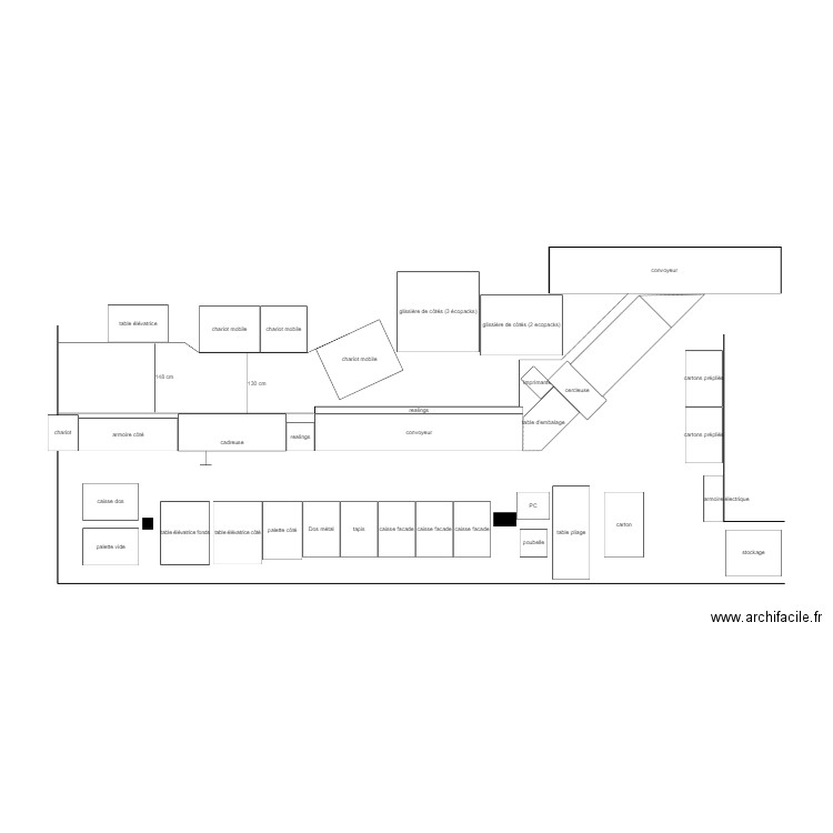 Chaine K.0. Plan de 0 pièce et 0 m2