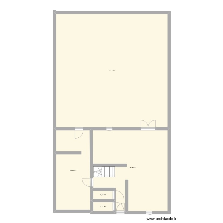 maison st naze. Plan de 5 pièces et 196 m2