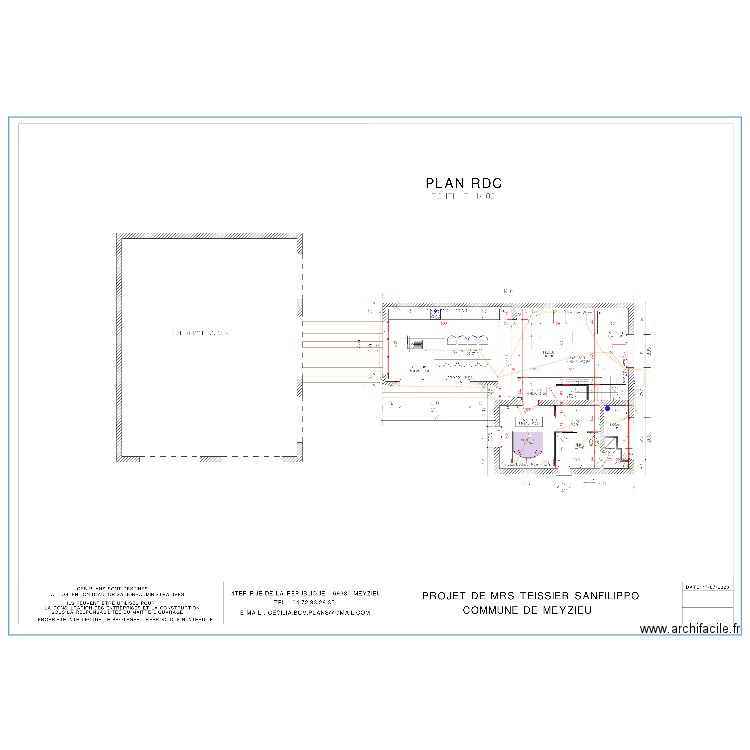 Elec RDC . Plan de 0 pièce et 0 m2