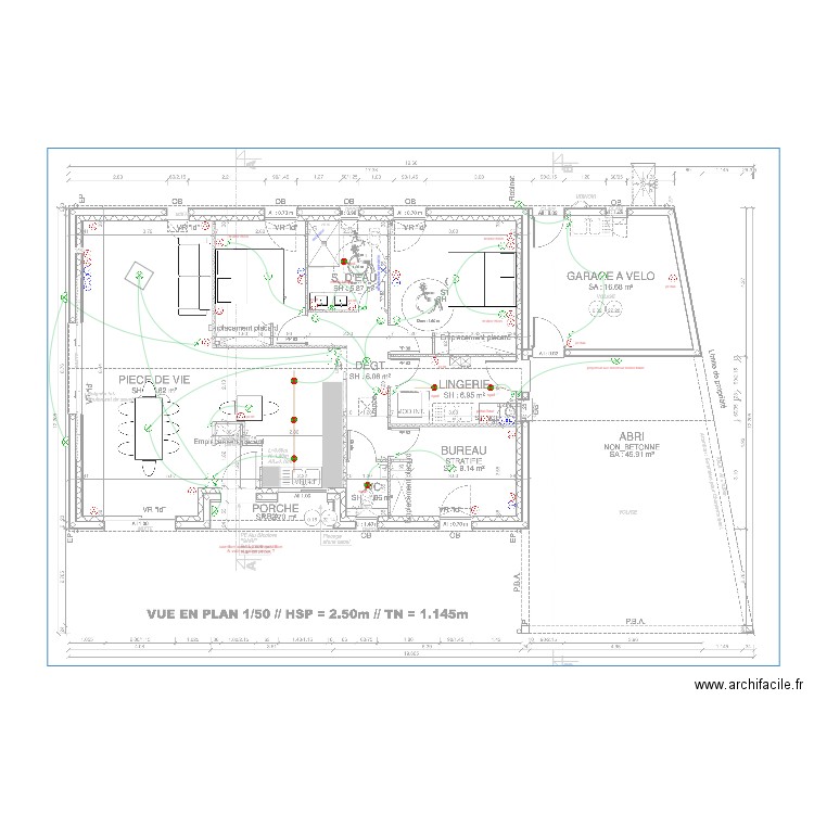 corbineau. Plan de 0 pièce et 0 m2