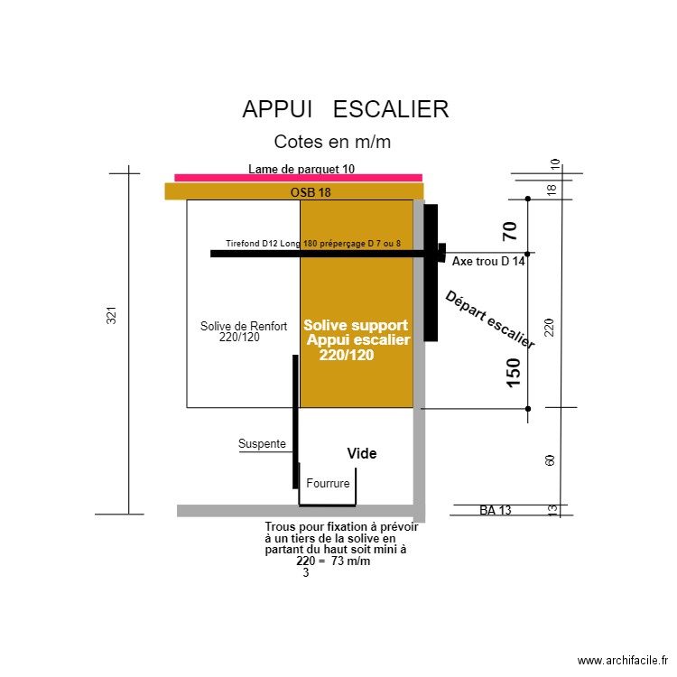 Appui escalier_. Plan de 0 pièce et 0 m2