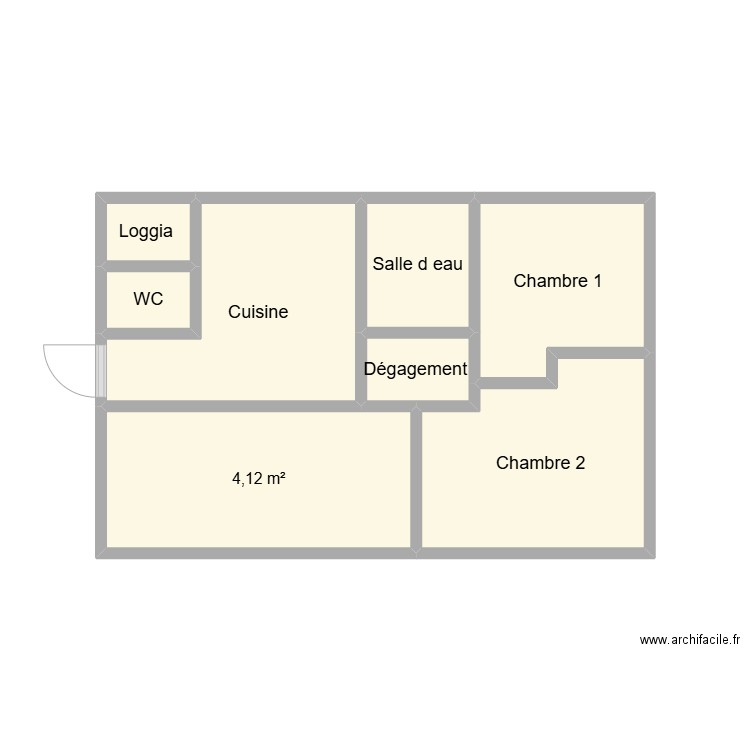 2412 ASSOUMOU. Plan de 8 pièces et 17 m2