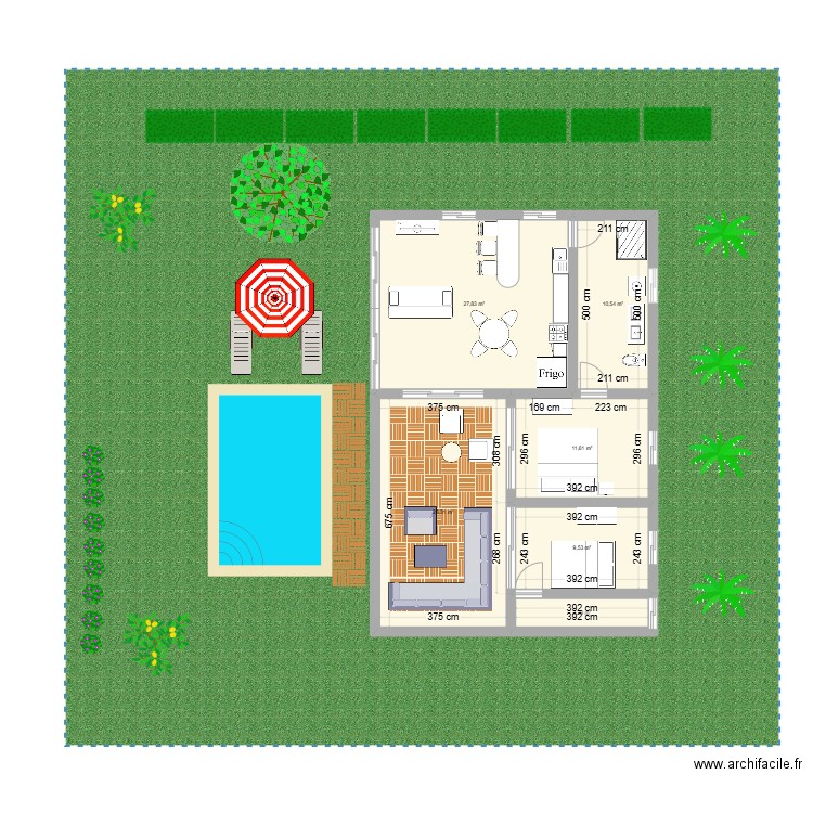 blu zone villas 2. Plan de 6 pièces et 88 m2