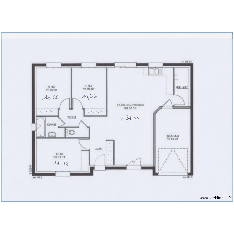 ARCON3. Plan de 0 pièce et 0 m2