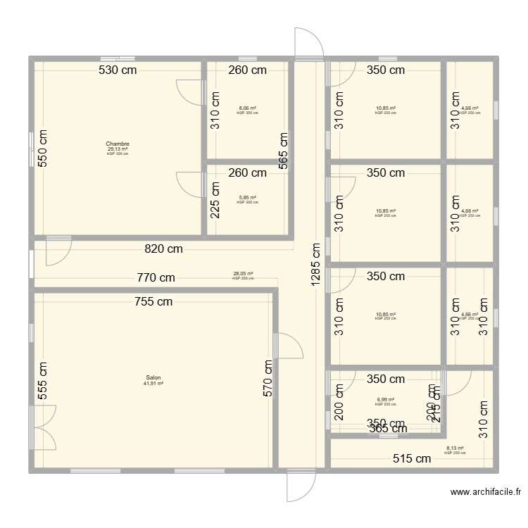 MA MAISON. Plan de 13 pièces et 175 m2