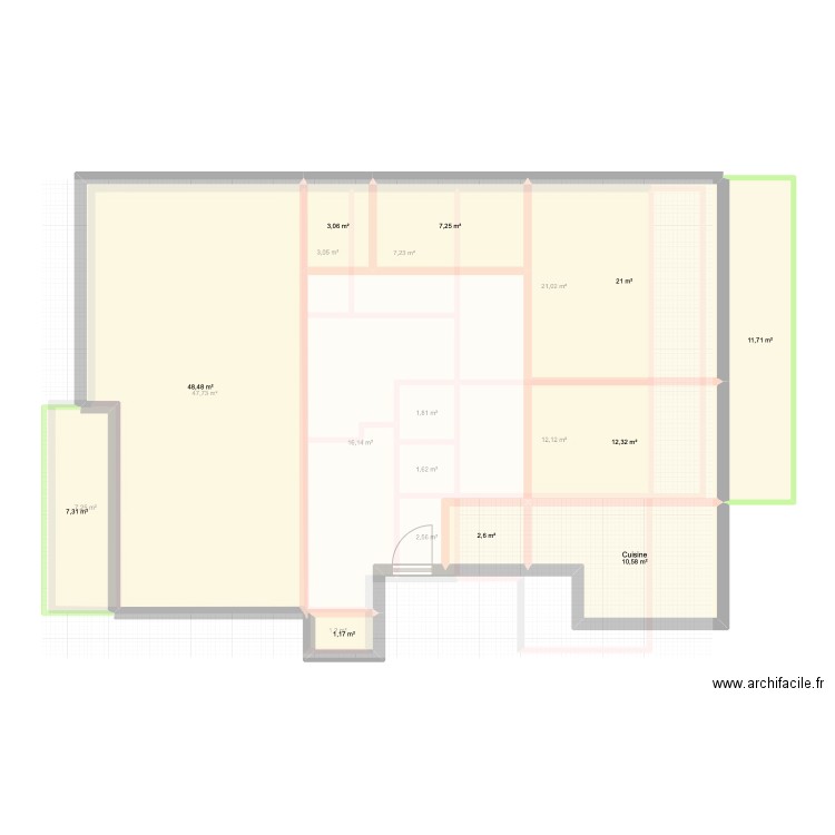 ERWIN3. Plan de 10 pièces et 125 m2