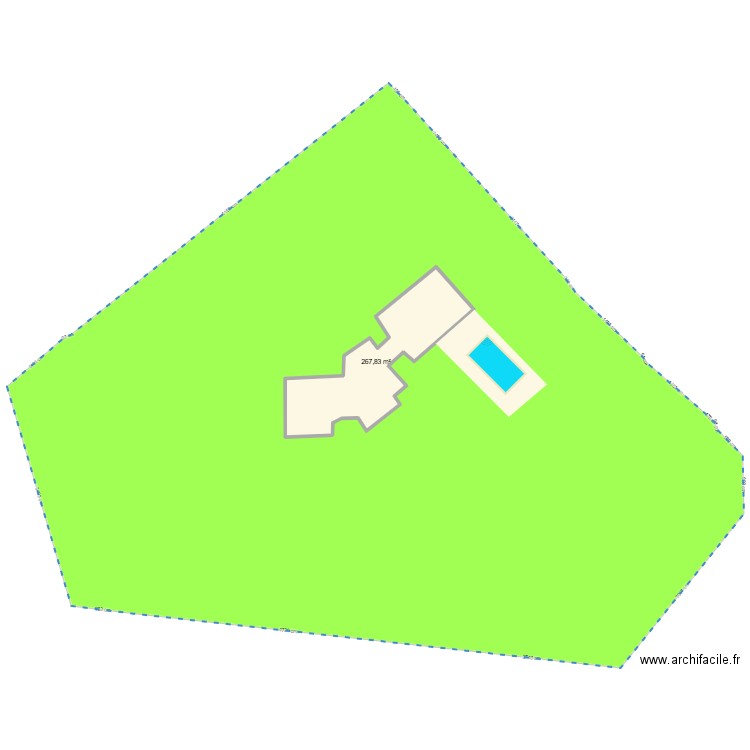 Weckmann. Plan de 1 pièce et 268 m2