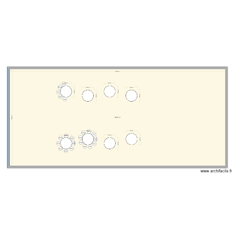 Plan de table mariage. Plan de 1 pièce et 298 m2