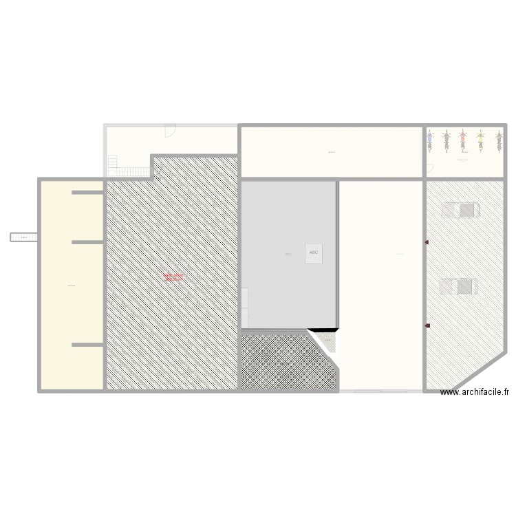 grange . Plan de 15 pièces et 1718 m2