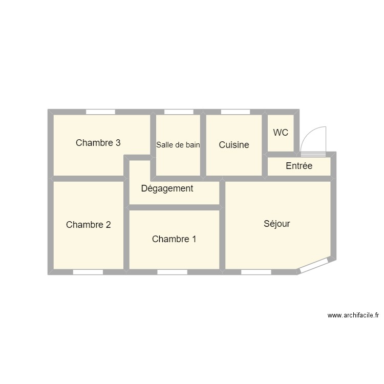 2409 LE LELOEUFF. Plan de 9 pièces et 15 m2