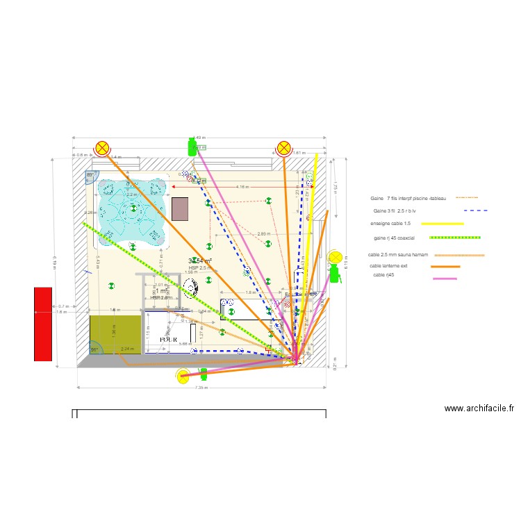 wistub3001v2electricitev3. Plan de 2 pièces et 37 m2