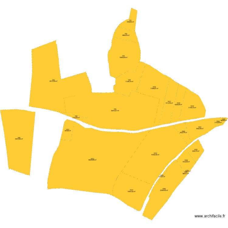 bagnols ys. Plan de 0 pièce et 0 m2