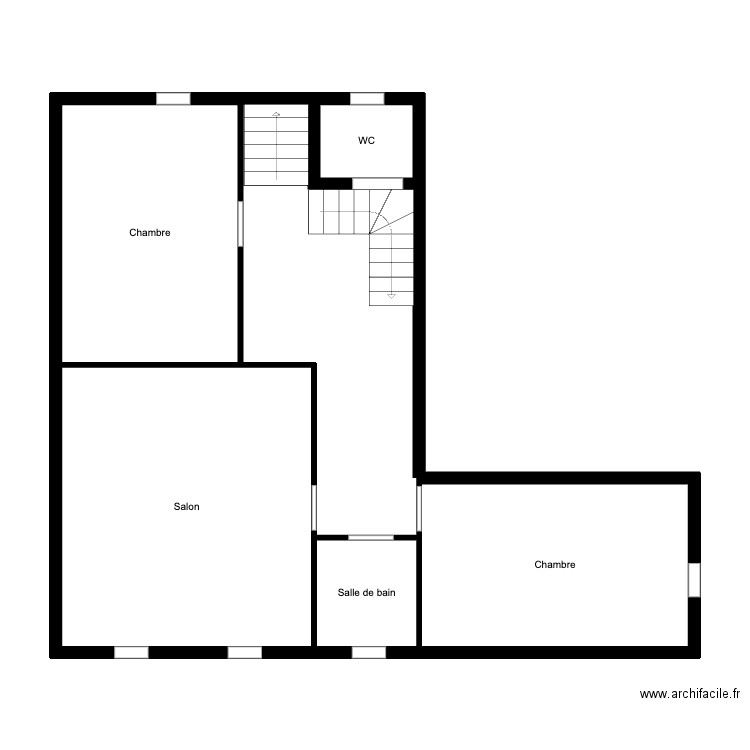 CHARRASSE 1er. Plan de 6 pièces et 74 m2