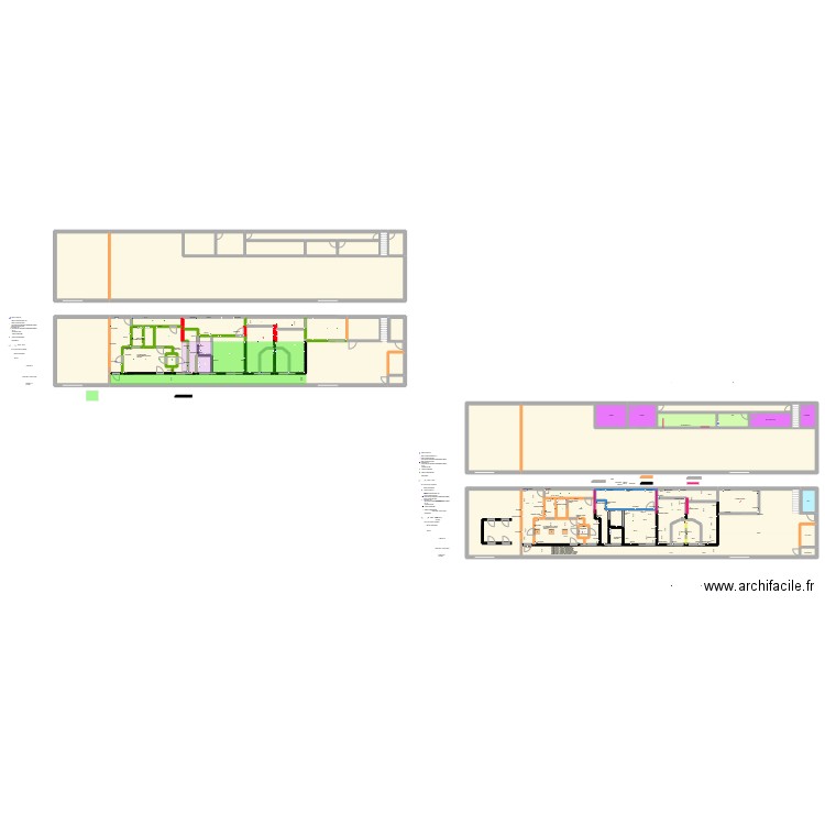 Nantes v7-implantation. Plan de 62 pièces et 1326 m2