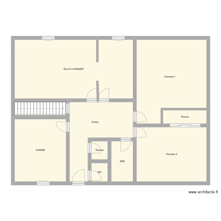 GMURCIA/RDC. Plan de 9 pièces et 154 m2