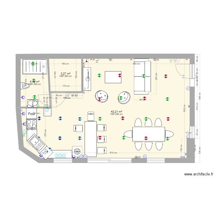 COTATION CORRIGEES 1. Plan de 0 pièce et 0 m2