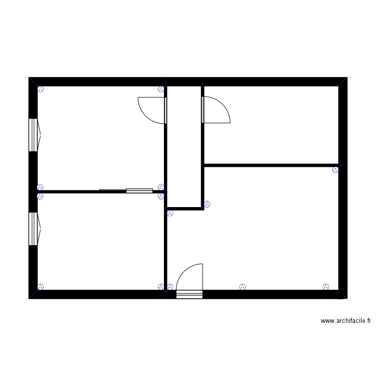 Bussieres. Plan de 8 pièces et 111 m2