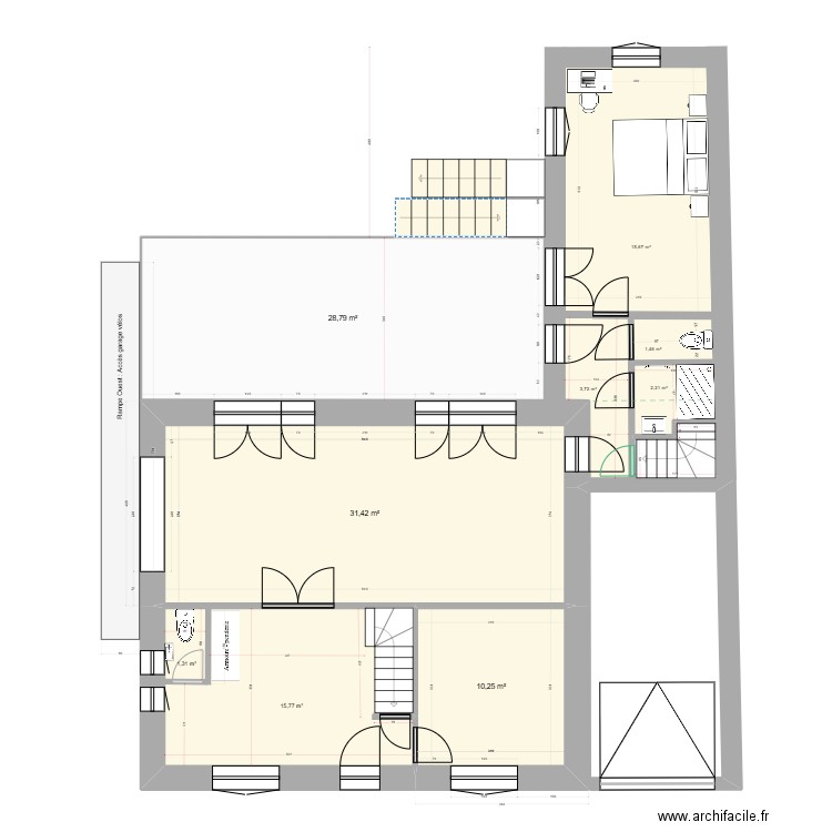 Projet_RDF_RDC_Révision_2.4. Plan de 8 pièces et 111 m2