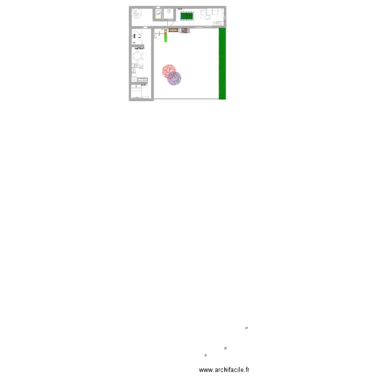 MON CHEDEVRE. Plan de 1 pièce et 1 m2