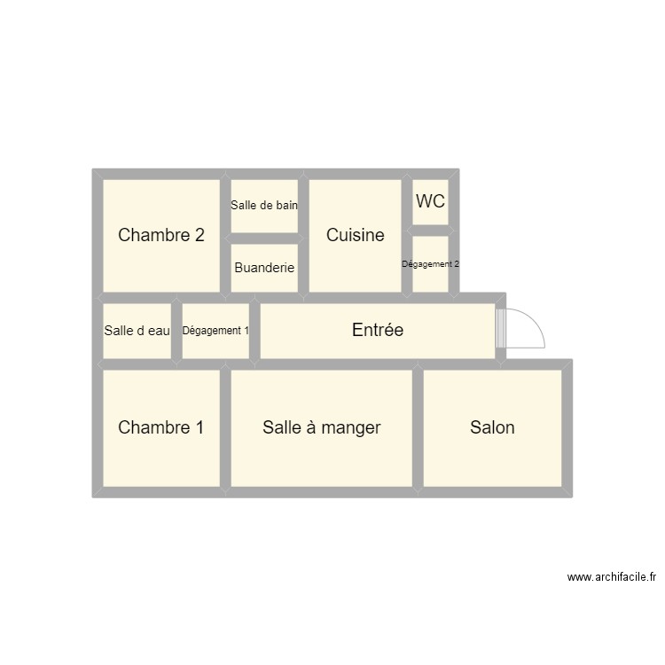 2410 WANUXEEM. Plan de 12 pièces et 11 m2