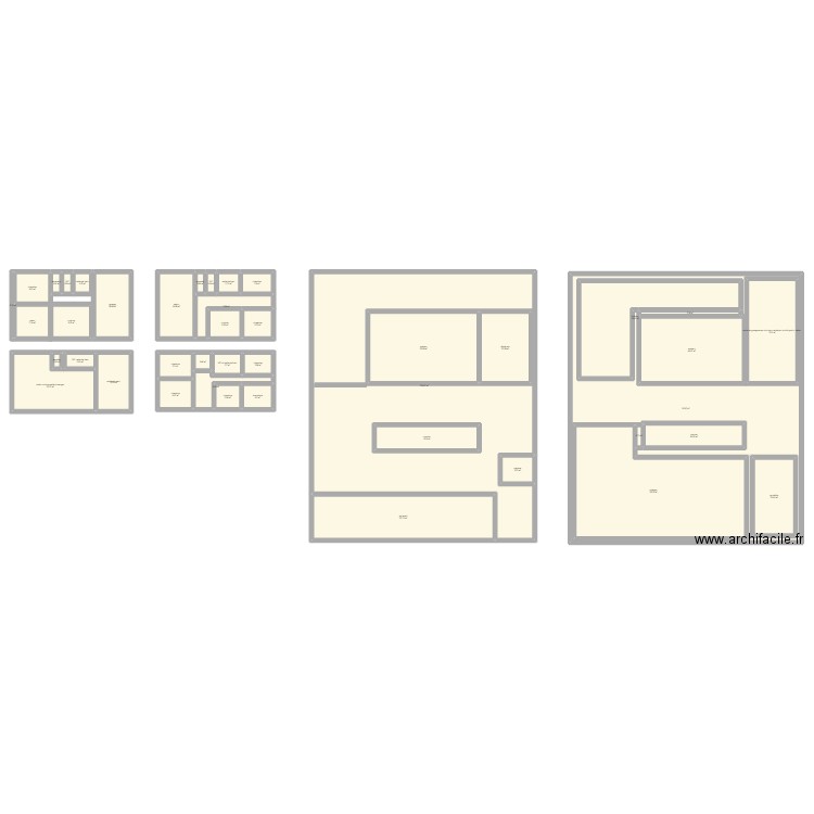 maison. Plan de 43 pièces et 1318 m2