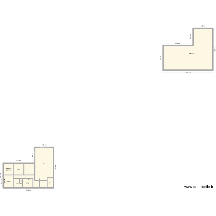 La Mourotte. Plan de 12 pièces et 291 m2