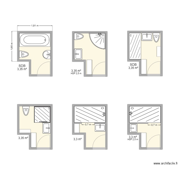 Nasser Piment Tamarins . Plan de 6 pièces et 20 m2