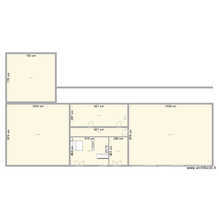 Villa Tarzan 6. Plan de 9 pièces et 576 m2