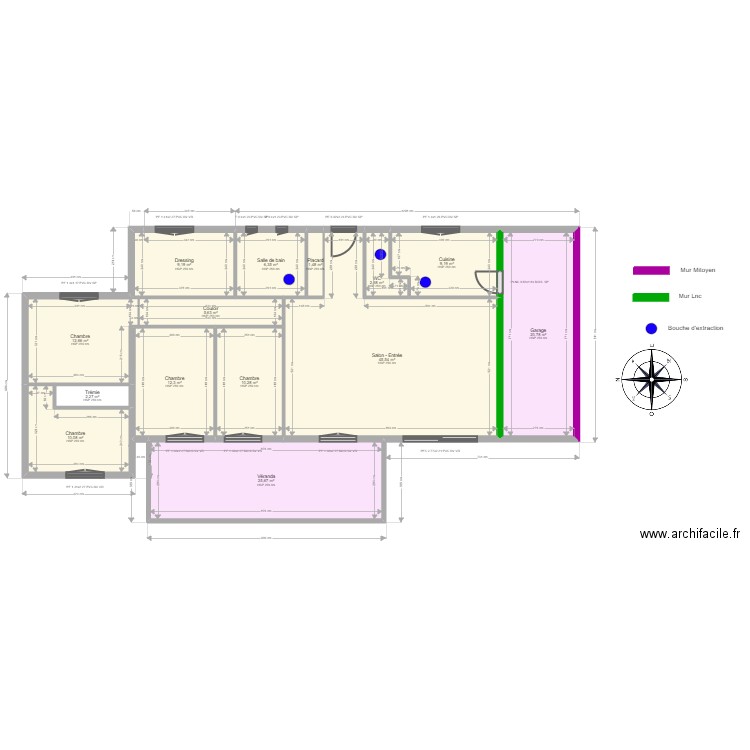 ML24013032. Plan de 20 pièces et 328 m2