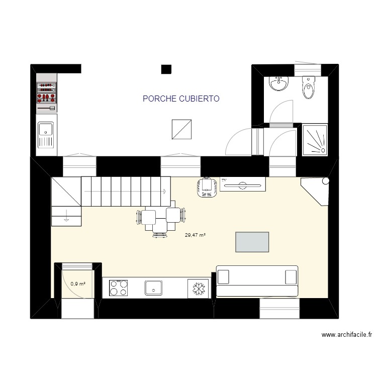 PLANTA BAJA APTO. A   (IZQUIERDA)   14   porche. Plan de 0 pièce et 0 m2