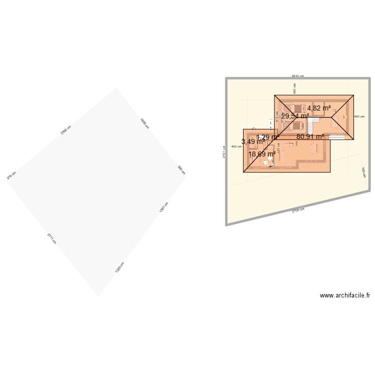 Anna et Djé v3. Plan de 7 pièces et 741 m2