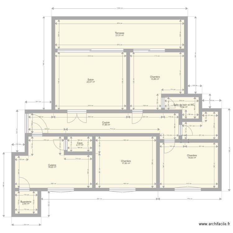 Plano Ramon Iribarren 5 1 C. Plan de 10 pièces et 143 m2