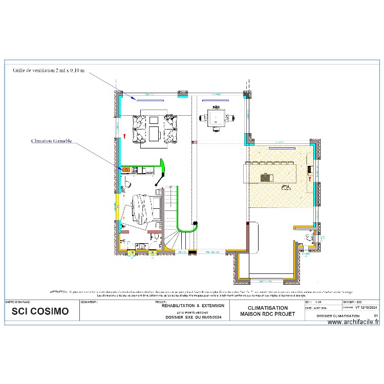 PLAN MUSSO RDJ. Plan de 0 pièce et 0 m2