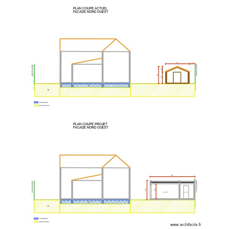 nord ouest. Plan de 0 pièce et 0 m2