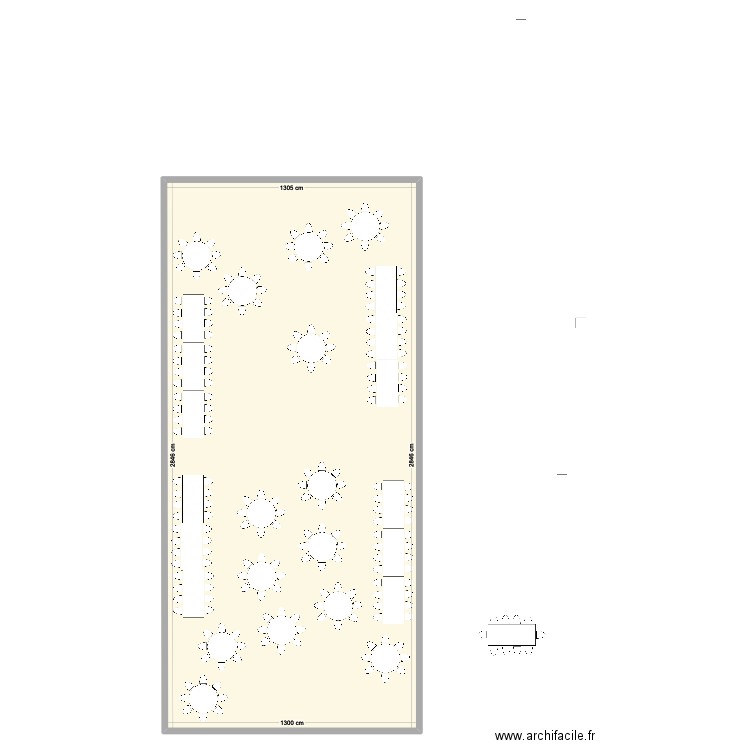 mariage Floka. Plan de 1 pièce et 371 m2