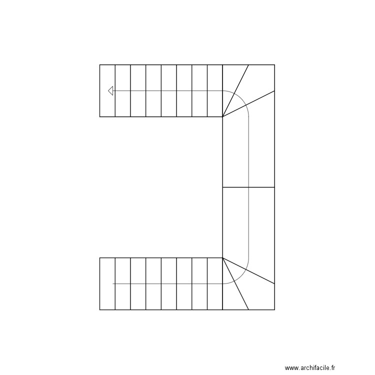 ic4 escalier. Plan de 0 pièce et 0 m2