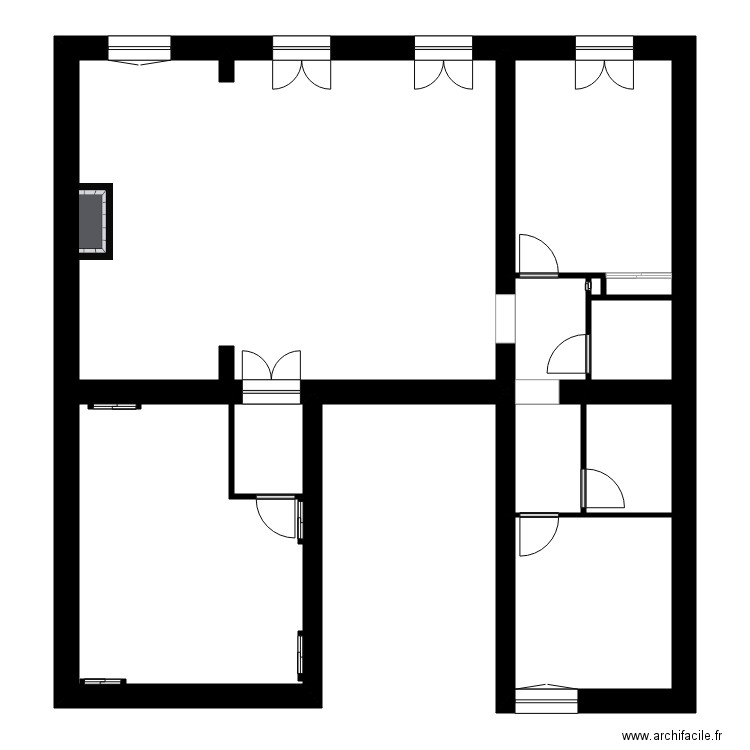 SCI DU COQ - 33 rdc. Plan de 11 pièces et 122 m2