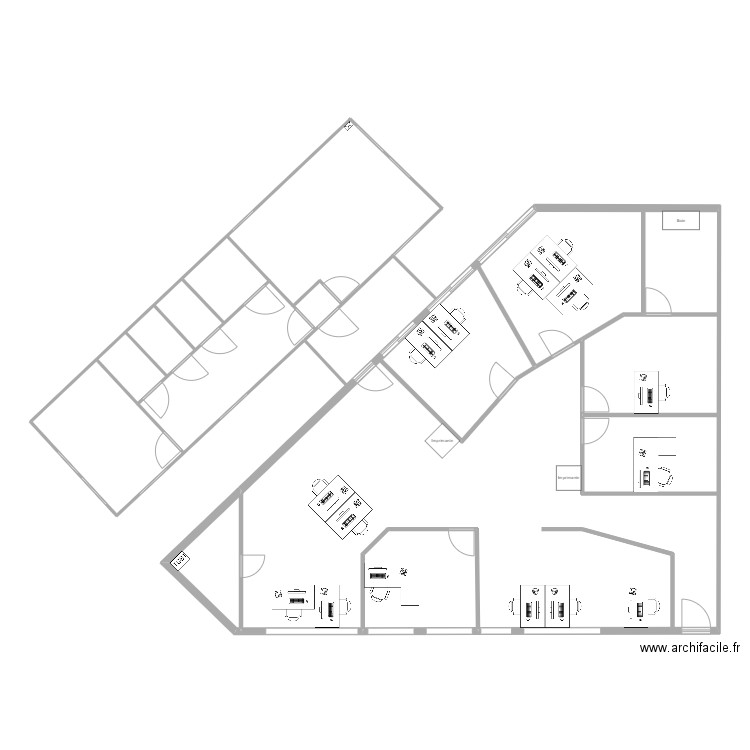 OPTI+. Plan de 3 pièces et 170 m2