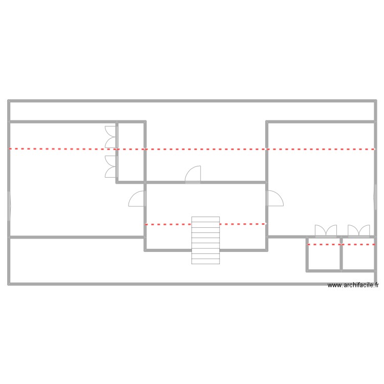 MAISON ETAGE. Plan de 13 pièces et 841 m2