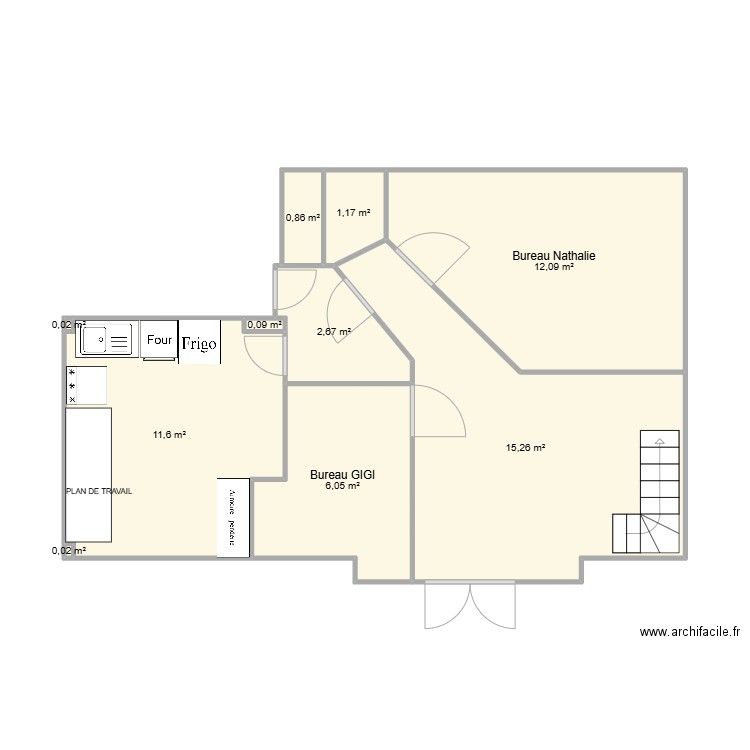 PLAN LABO R&D V2. Plan de 10 pièces et 50 m2