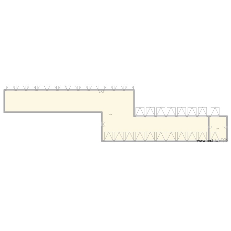 Remise BSPP - CS RUNGIS - Aurora. Plan de 2 pièces et 333 m2