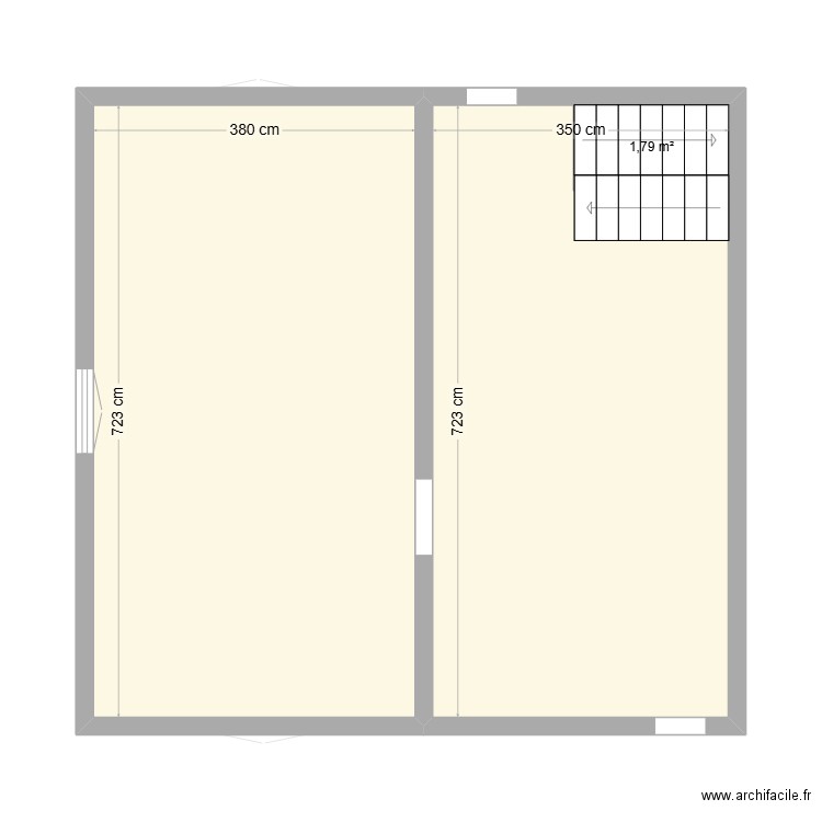 LOUPIAC. Plan de 6 pièces et 107 m2