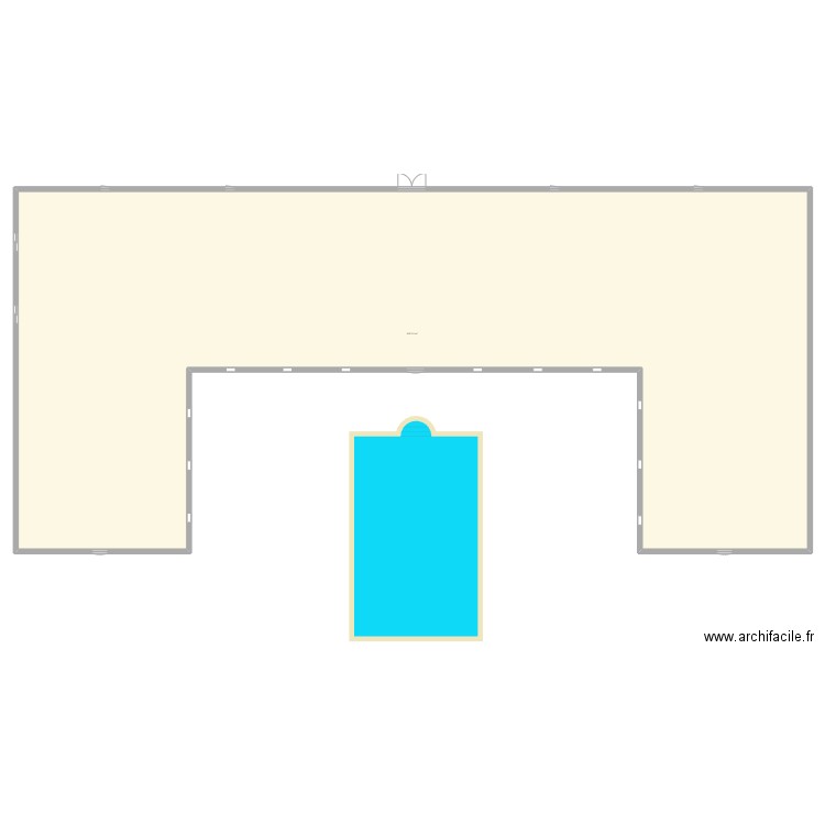 Plan maison. Plan de 1 pièce et 845 m2