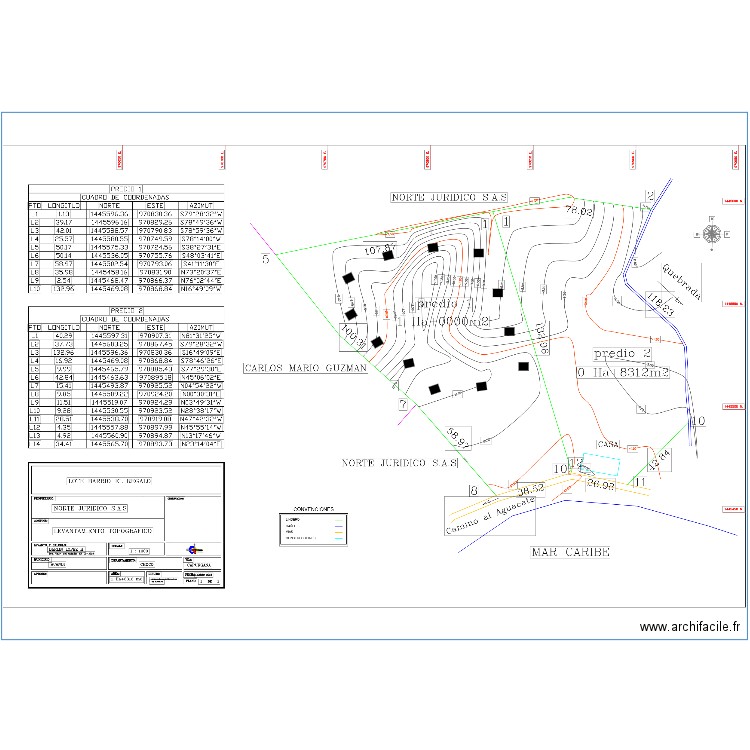 implantation cabana. Plan de 0 pièce et 0 m2