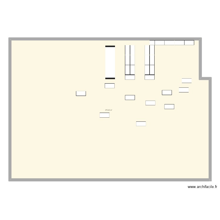 Plan 1. Plan de 1 pièce et 276 m2