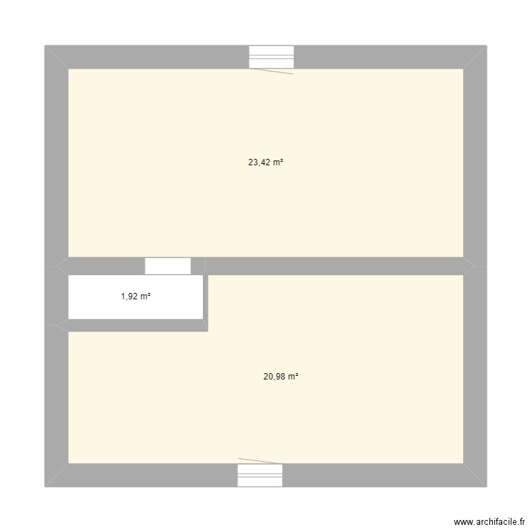 ETAGE original. Plan de 0 pièce et 0 m2