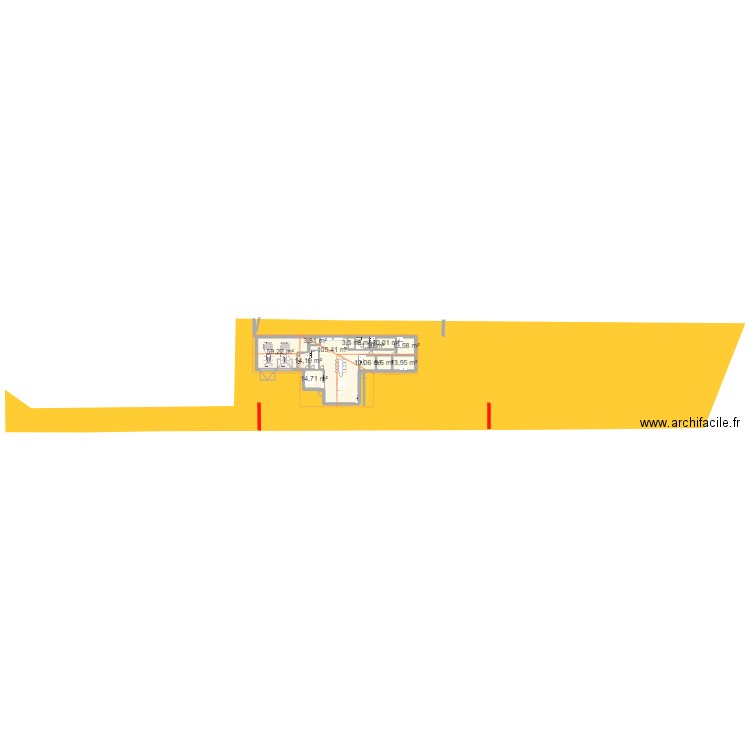 depart 3. Plan de 13 pièces et 267 m2