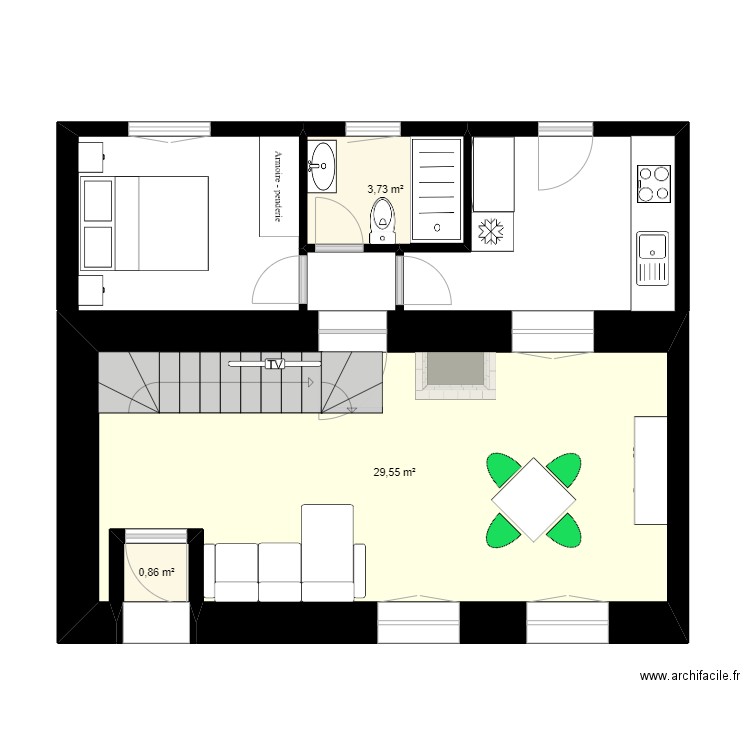 PLANTA BAJA APTO. A   (IZQUIERDA)   futurible 01. Plan de 0 pièce et 0 m2