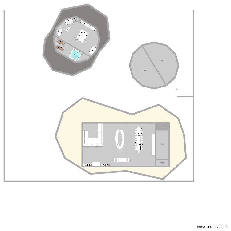 Villa AGUA 1er etage V3b. Plan de 11 pièces et 943 m2