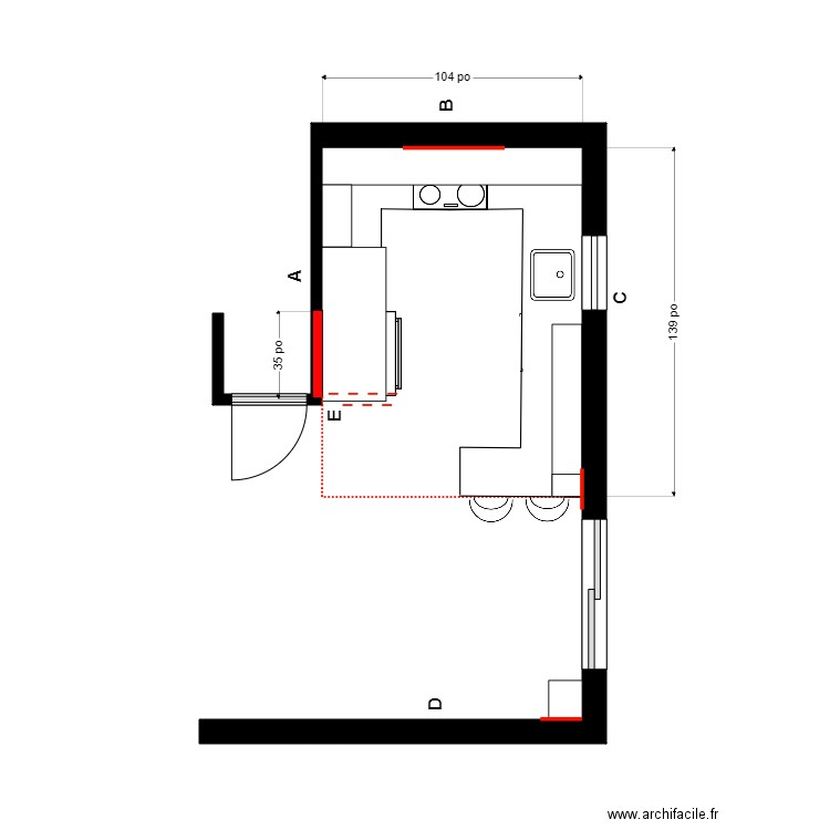 Noonan menuiserie. Plan de 0 pièce et 0 m2